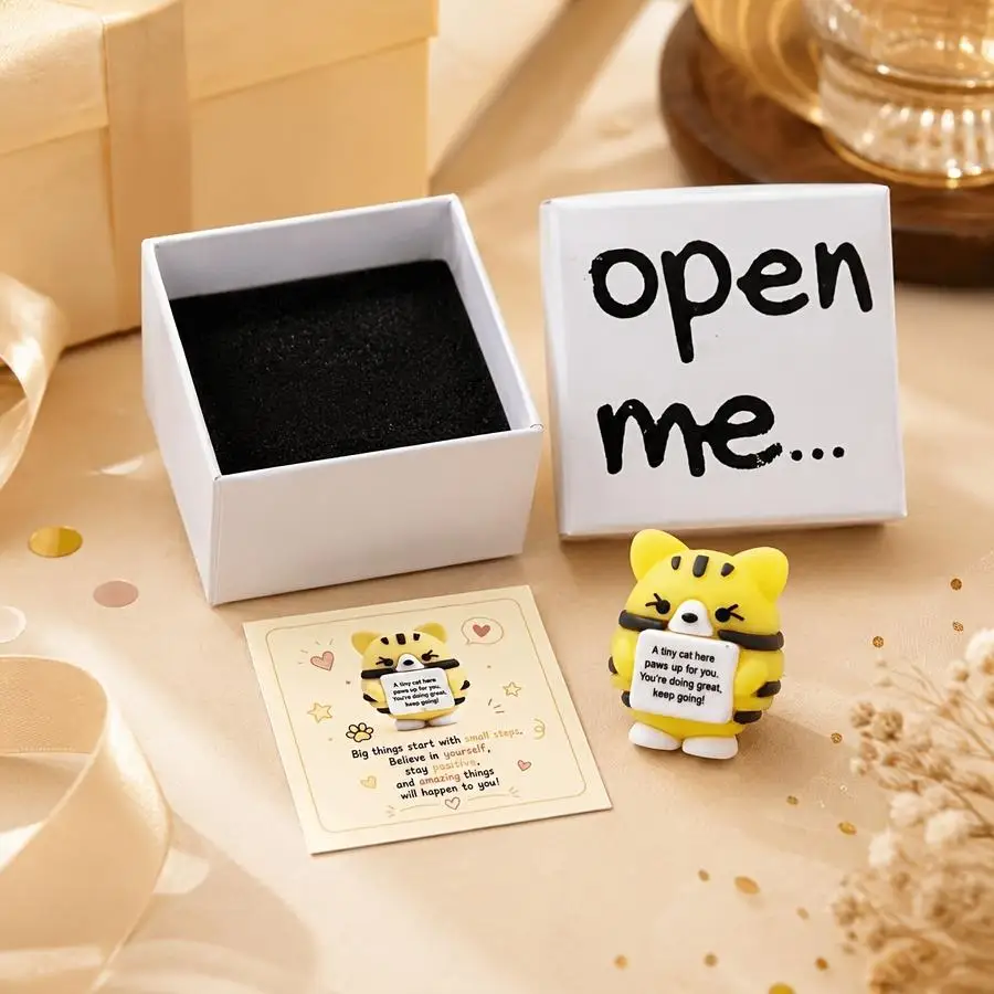 1/5/10/20/50/100pcs 2D Flat Otter Shaped Decorative Keychain, Equipped with Pocket Hug Encouragement Card, Cute Animal Pendant,