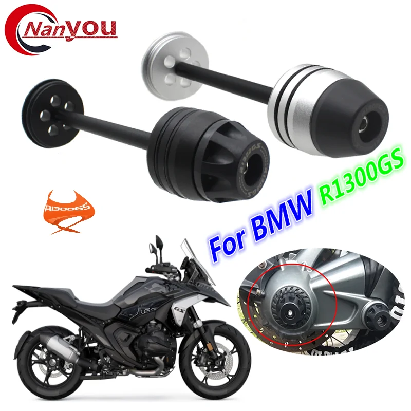 

Подходит для BMW R1300GS 2023 2024 R 1300 GS GS1300 мотоцикл R1300 GS задняя крышка вилки, защитная крышка, ползунок, шпиндель