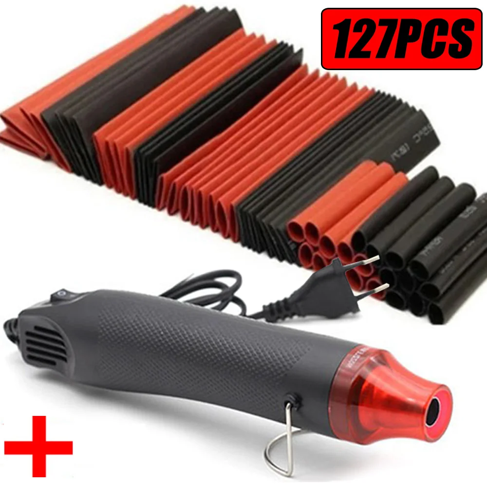 Datenkabelabdeckung, Kabelhülse, 127 Stück, Schrumpfschlauch-Set, 2:1, Schrumpfdrahtschutz, Wrap Connect Cover Protection
