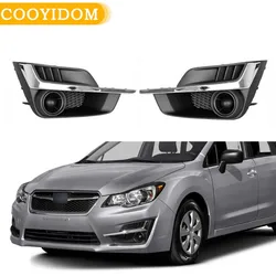 Fog Light Cover For Subaru Impreza 2015 2016 Gog lamp Trim 57731FJ310 Headlight Shade Grille Frame Grill Car Accessories
