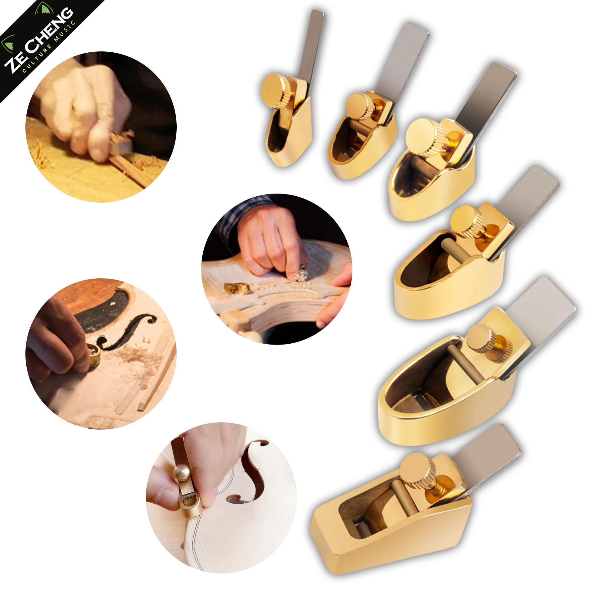 

Инструмент для скрипки из чистой меди, самолет из шести предметов/набор, виолончель, самолет для большого пальца, инструменты для изготовления и ремонта музыкальных инструментов