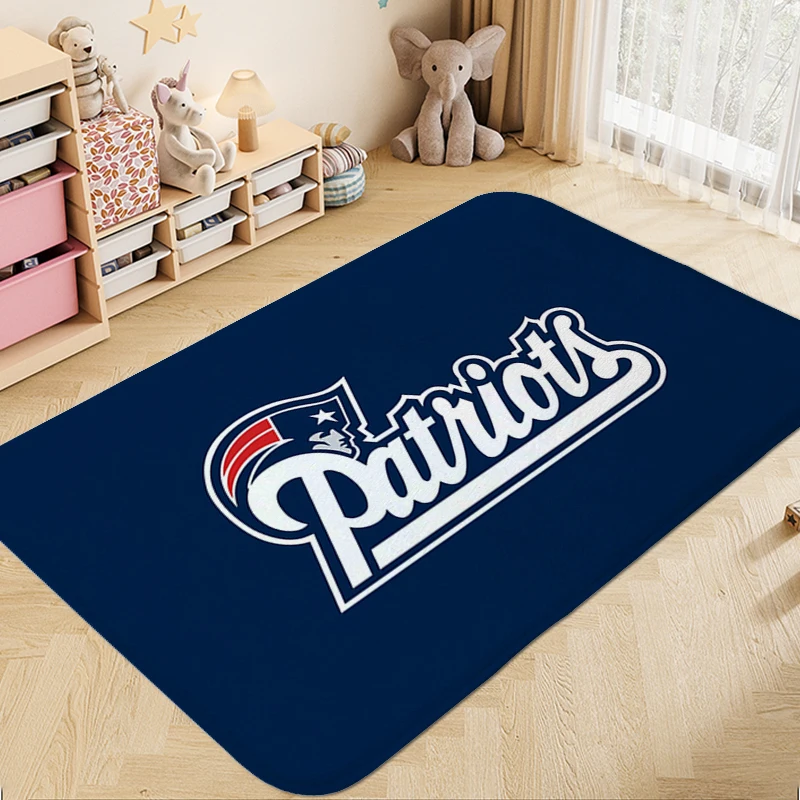 

Washable Non-slip Kitchen Rug A-England Patriots Aesthetic Carpet Entrance of House Entrance Mat Funny Doormat Sleeping Room Rug