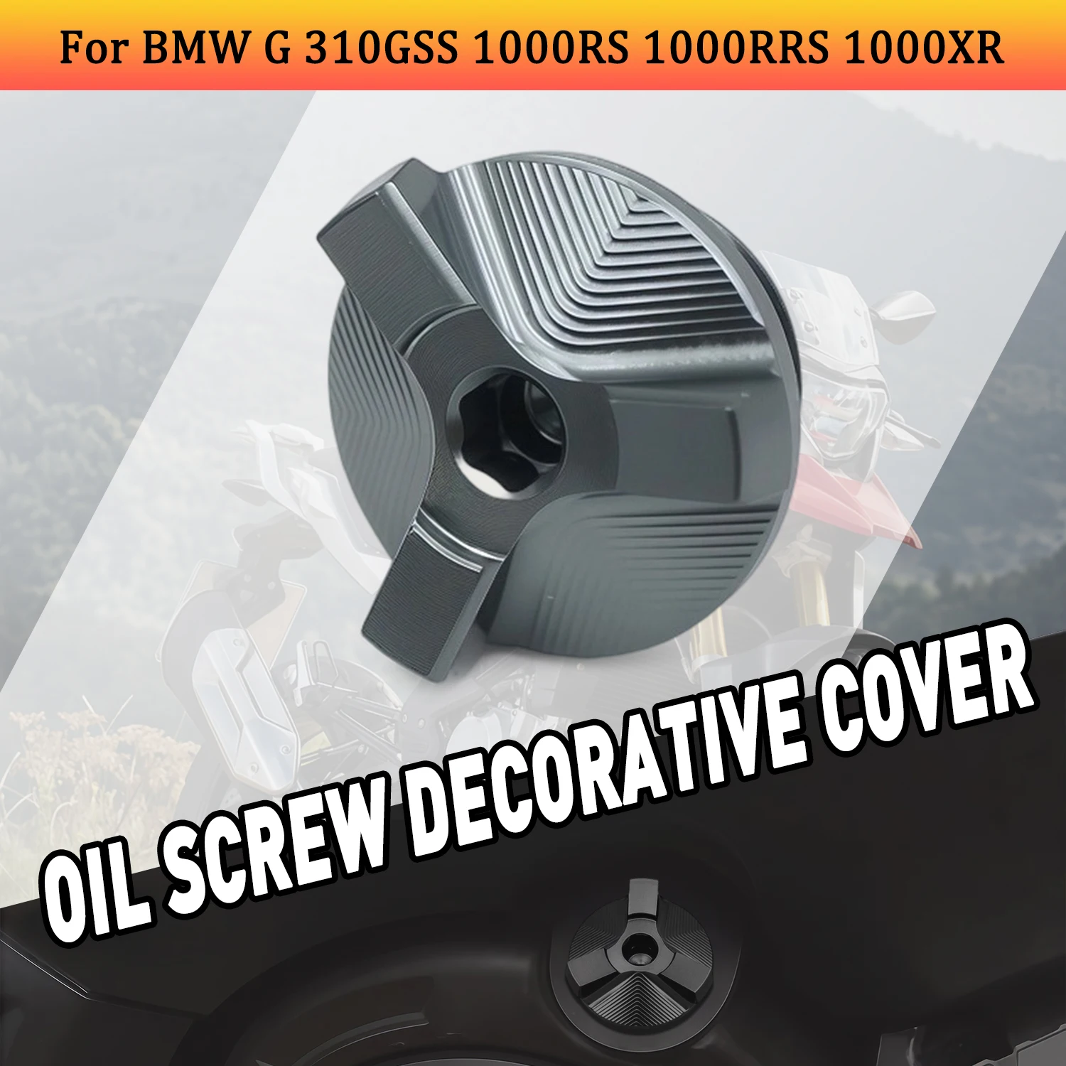 

Oil Filter Cup Plug Cover Screw Decorative Cover For BMW G 310GS G310 GS 2017 2018 2019 2020 2021 2022 Motorcycle Accessories