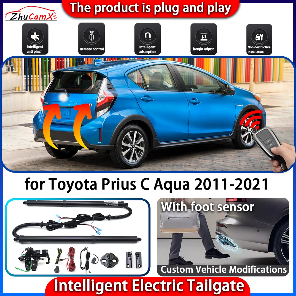 

ZhuCamX Smart Powered Tailgate System for Toyota Prius C Aqua 2011-2021 Automatic Intelligent Trunk Lift Control Kit