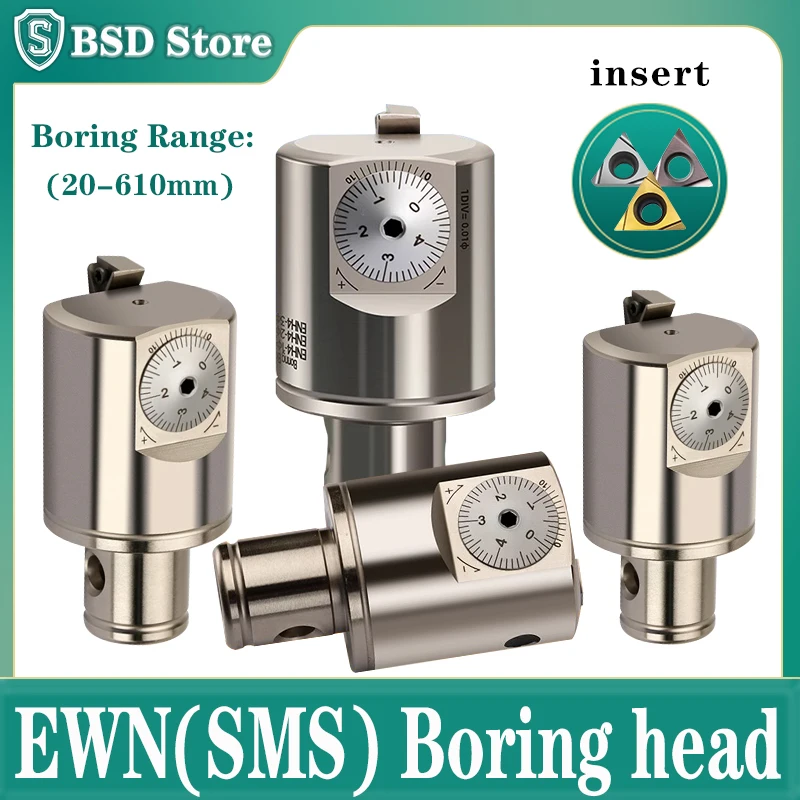 BSD EWN SMS high-precision boring tool head EWN20 EWN25 EWN32 EWN40 adjustable boring tool ENH1 ENH2 3 LBK1 LBK2LBK3 tool holder