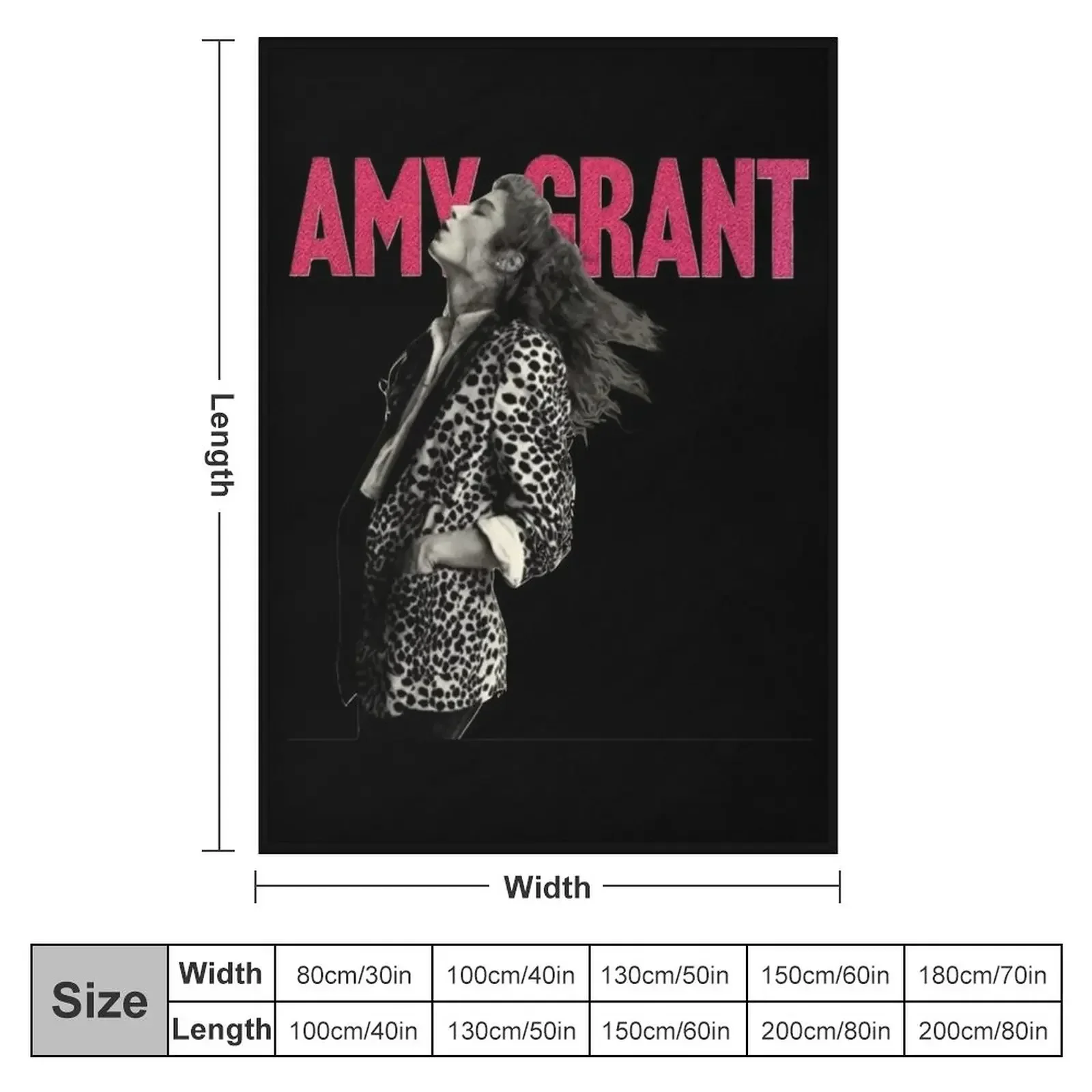 Amy Grant, Amy is Queen Design Throw Blanket Multi-Purpose Sleeping Bag Summer Luxury Throw Blankets