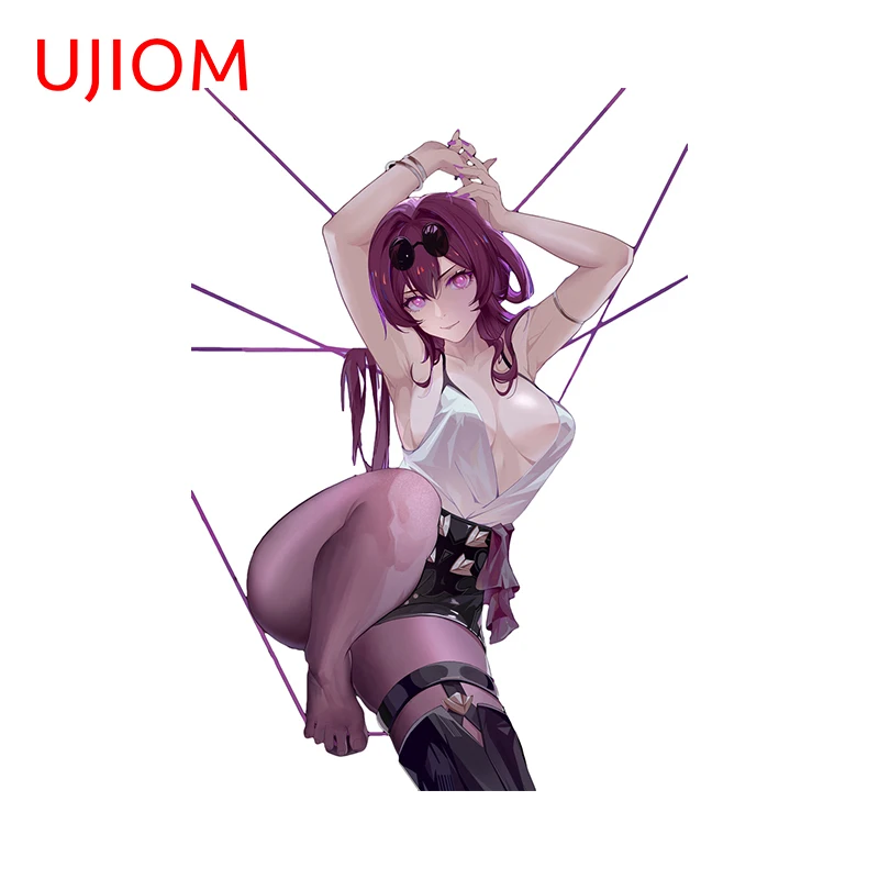 UJIOM 13cm X 9.2cm NSFW Kafka Honkai Star Rail Wall Stickers Seductive Furniture Bedroom Decor Decal Creative Bathroom Chambre