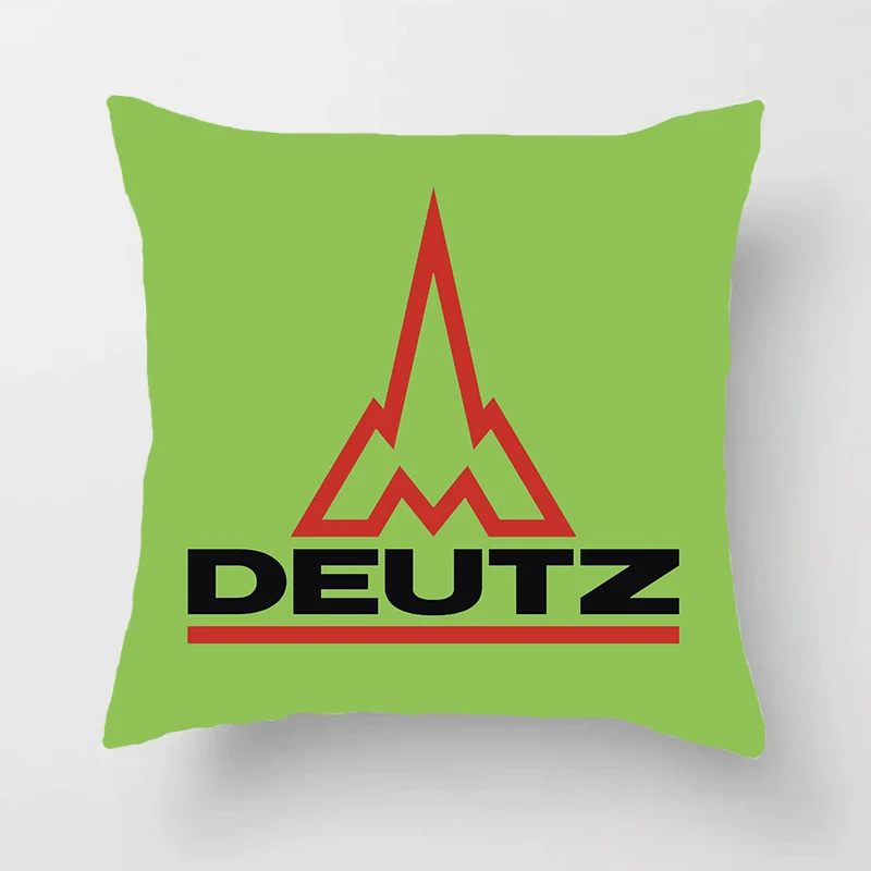 Deutz Fahr Tractor Cushion Cover for Sofa Pillow Case Cover Seat Car Throw Pillowcase 45X45cm For Home Decorative 055