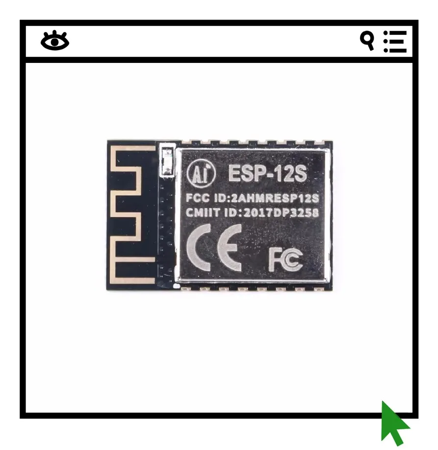 

2 шт. ESP-12S/промышленный модуль Wi-Fi/ESP8266 для последовательного подключения к Wi-Fi/модуль беспроводной прозрачной передачи данных