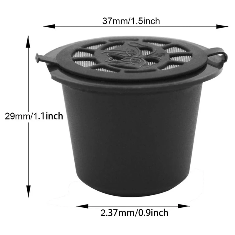 Top Verkauf 3 pcs nachfüllbare wieder verwendbare Espresso Kapsel für Nespresso Kaffee maschine wieder verwendbare Kapsel Nachfüllung leere Kapsel