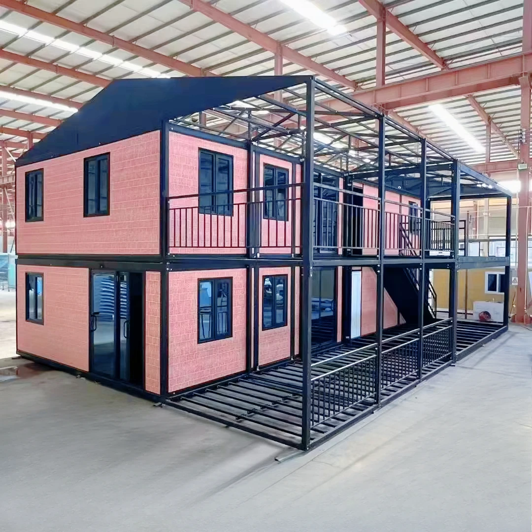 China Wholesale Expanding Container House Prefabricated House 3 Bedrooms Foldable Containers Homes Modular Building 40 Ft × 40ft