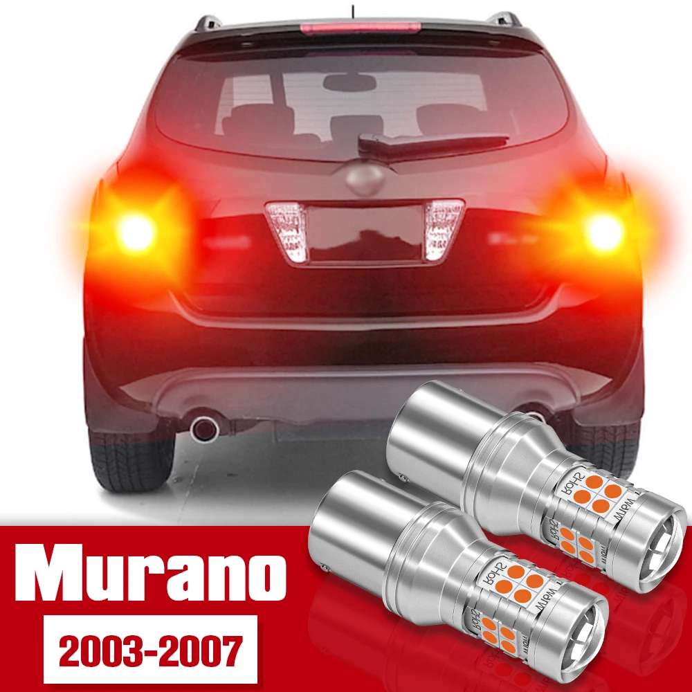 2pcs LED Accessories Brake Light Bulb Lamp For Nissan Murano Z50 2003 2004 2005 2006 2007