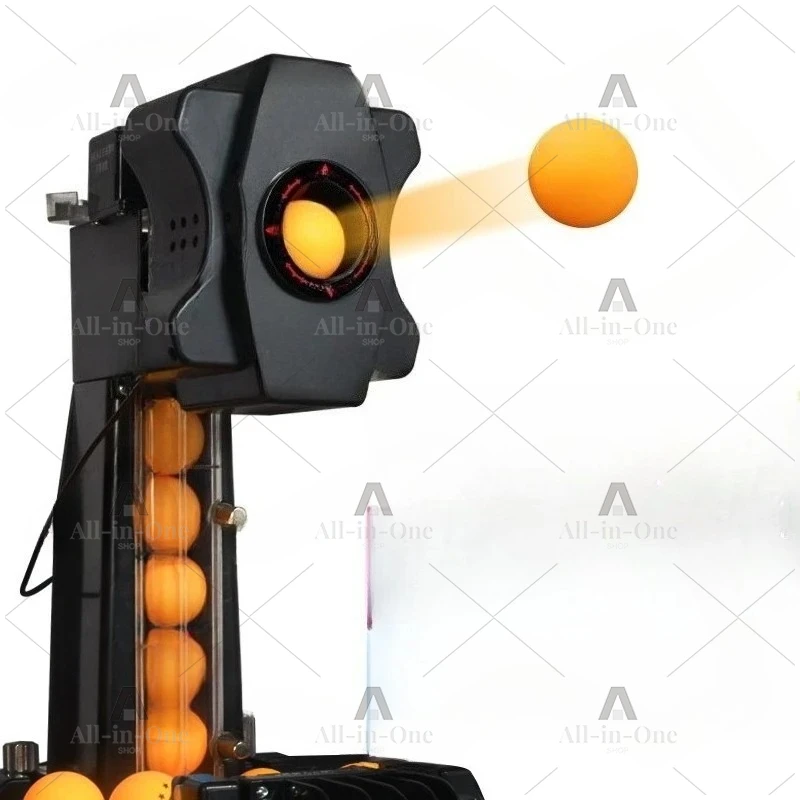 table tennis ball machine multi-rotation multi-landing point automatic ball server with net table tennis training device