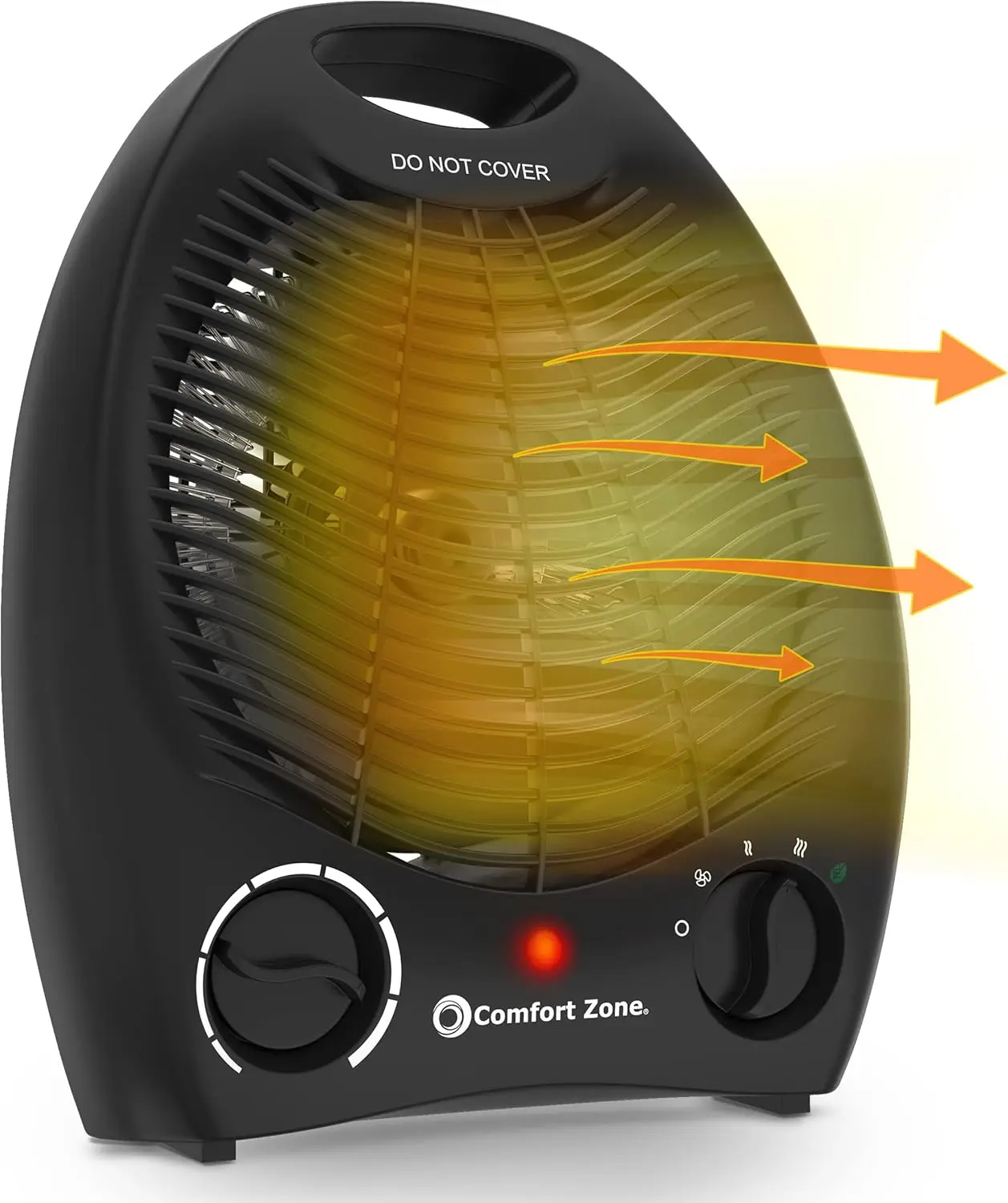 

Portable Electric Space Heater 1500W with Thermostat, Overheat Protection, Tip-Over Safety, Ideal for Home, Bedroom, Office