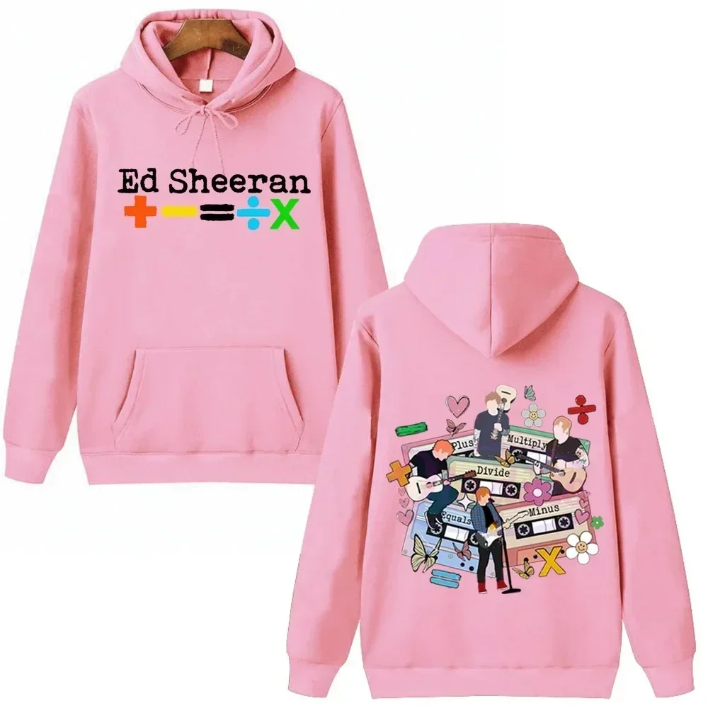 Men Women Cotton Ed Sheeran Tour 2024 Brand Hoodie Man Woman Quality Harajuku Pullover Tops Sweatshirt Fans Gift