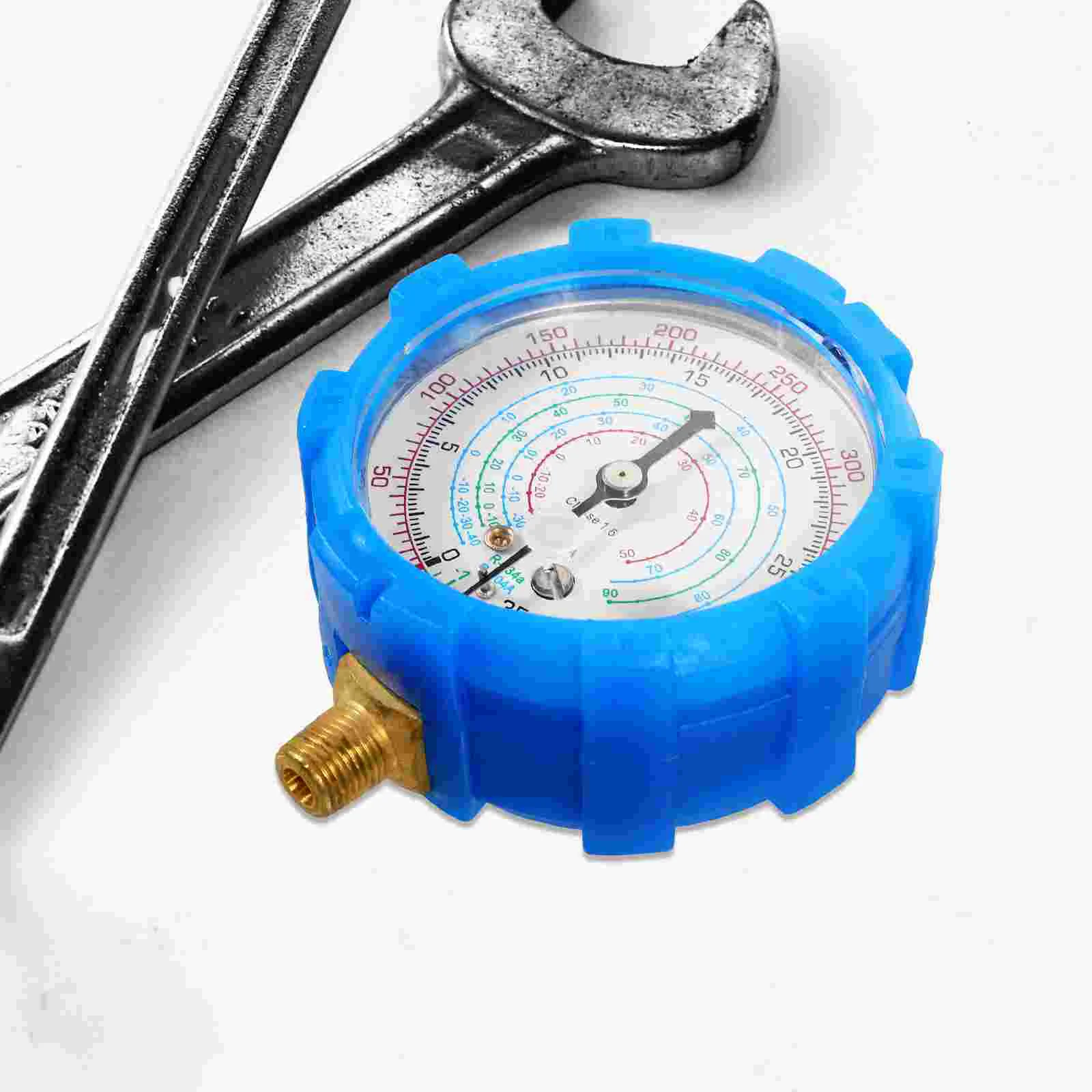 Air Conditioning Fluoride Meter Refrigerant Filling Gauge Refrigeration Pressure Conditioner Table Recharge Copper Abs Low