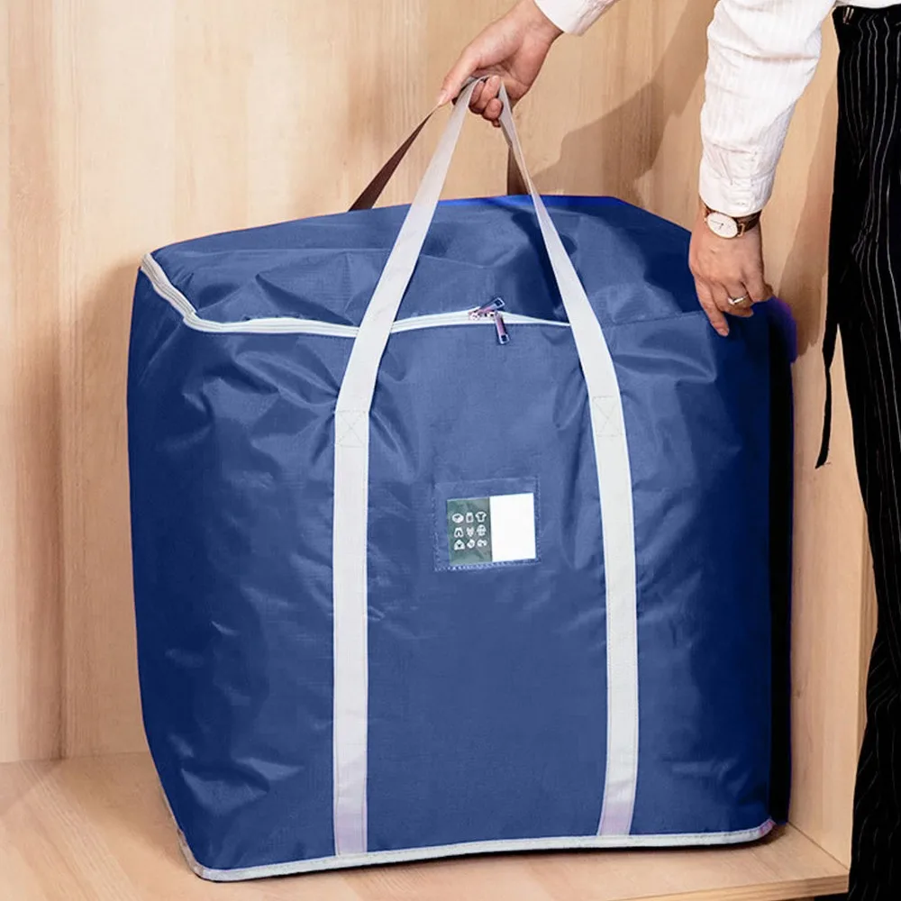 Reusable Oversize Moving Bag Strong Durable Foldable Packing Bag Oxford Cloth Large Capacity Large Moving Bag Home Moving