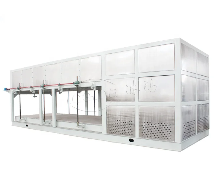Máquina de Fabricación de Bloques de Hielo de Enfriamiento Directo Industrial de 1 Tonelada, 2 Toneladas, 3 Toneladas, 5 Toneladas, 10 Toneladas, 15 Toneladas y 20 Toneladas