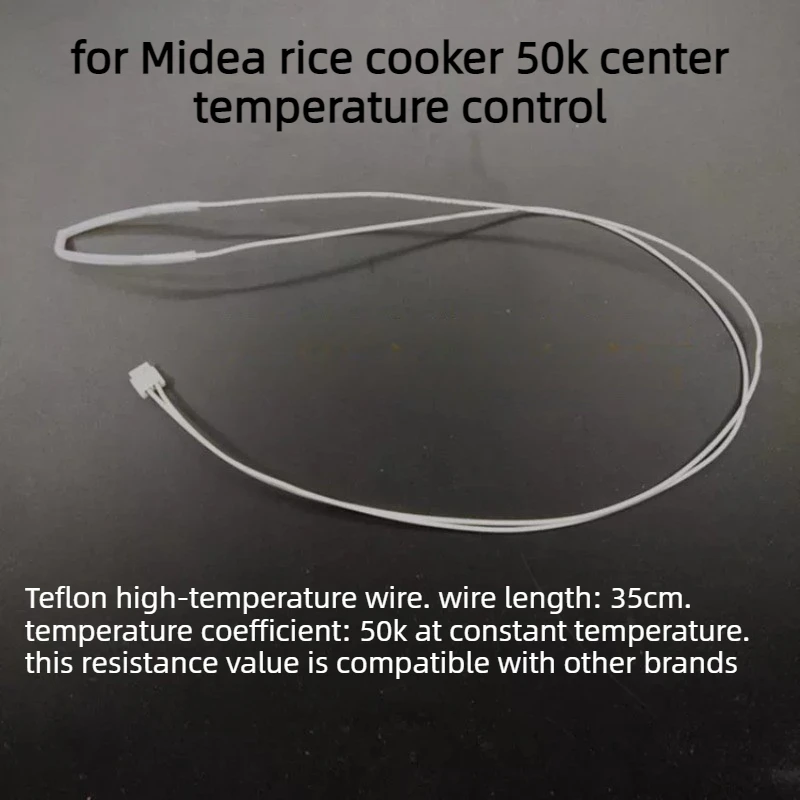 

Термисторный датчик 50k для рисоварки Midea, высокотемпературный кабель 35 см, запасные части