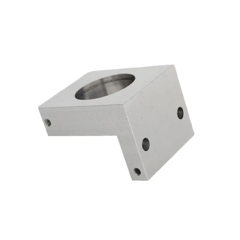 

CNC machining custom aluminum alloy mechanical namehole mounting bracket aluminum alloy industrial bracket accessories