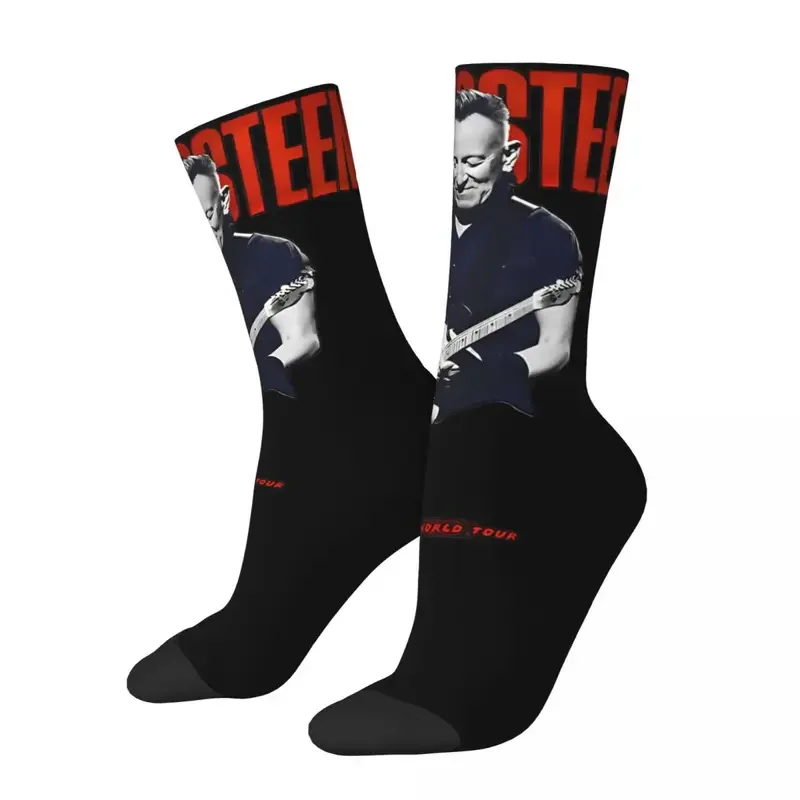 

Y2K Female Male Bruce Springsteen 2024 World Tour Super Soft Socks Hip Hop Accessories Middle TubeSocks Small Gifts