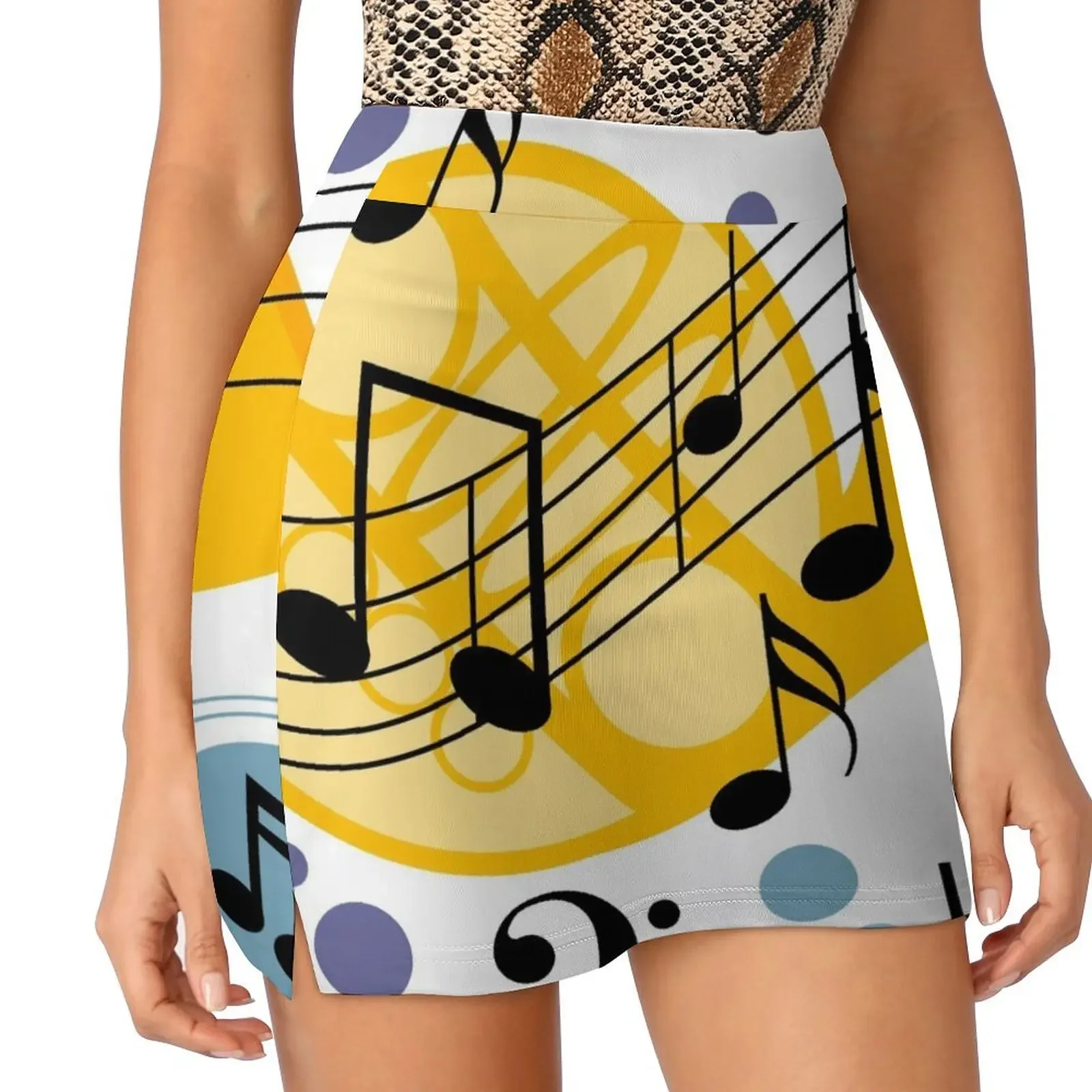 

Musical Notes Mini Skirt korean fashion skirts kpop dress