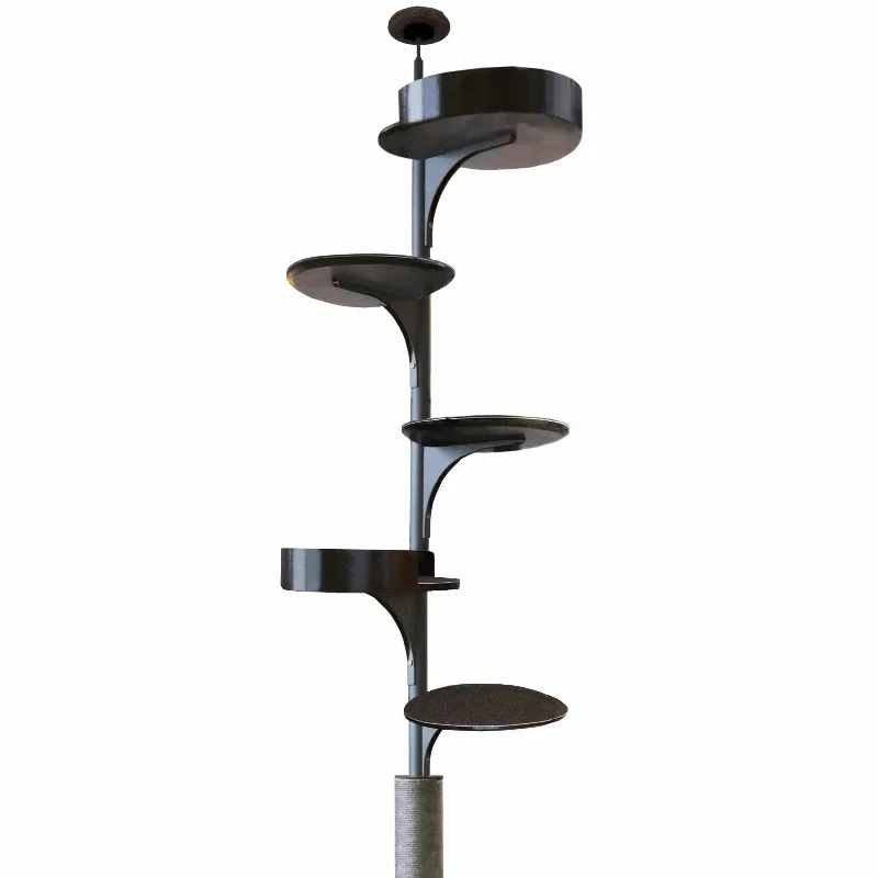 

Solid wood cat climbing frame High-rise Tongtian pillar does not occupy an area Climbing frame Cat nest Jump platform