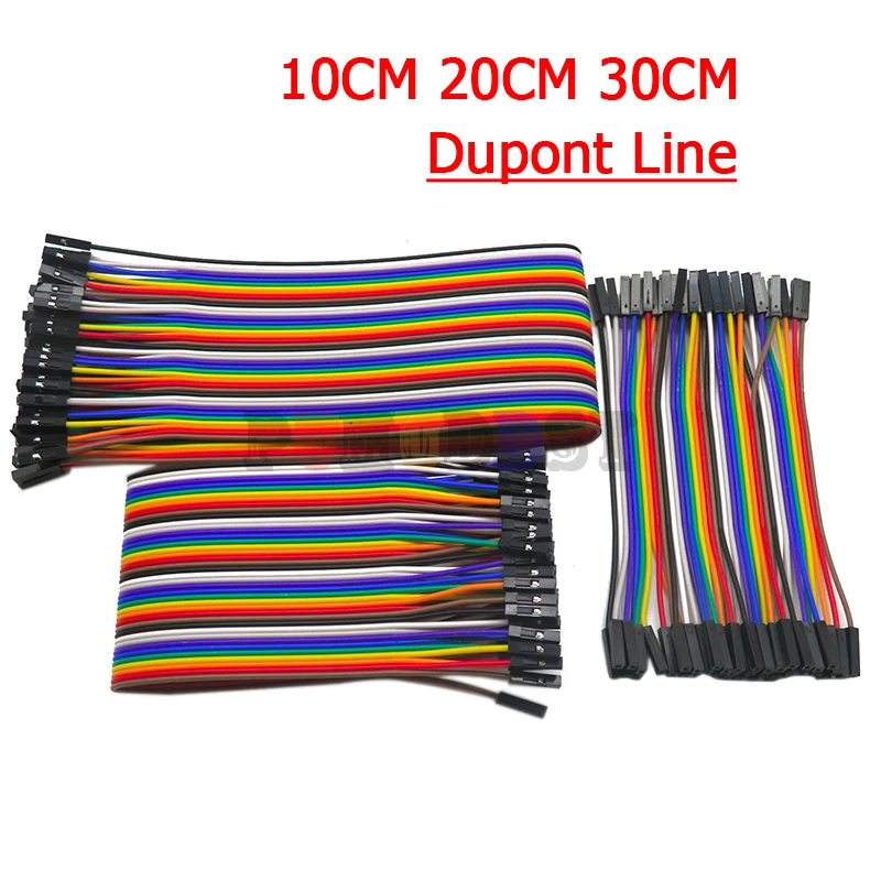 Dupont Line 10CM 20CM 30CM 40Pin Male To Male + Male To Female And Female To Female  Wire Dupont Cable For  DIY KIT