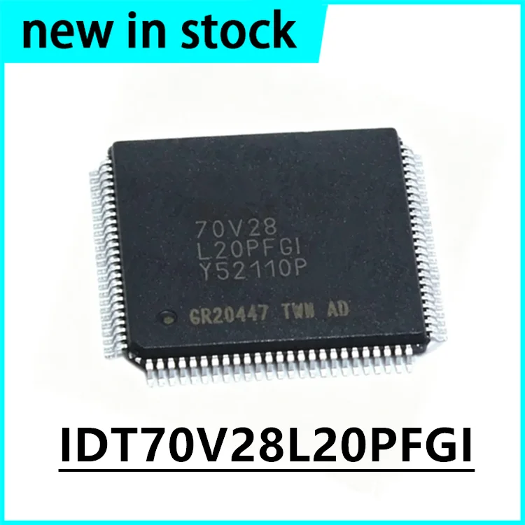 1PCS New IDT70V28L20PFGI 70V28L20PFGI TQFP100 Packaged Memory Chip in Stock