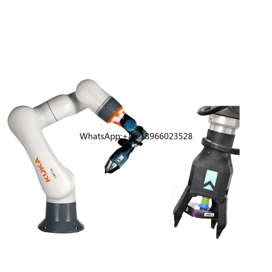 KUKA LBR iisy 3 R760 Payload 6kg Collaborative Robot With Righthand Gripper As Handling Cobot Robot