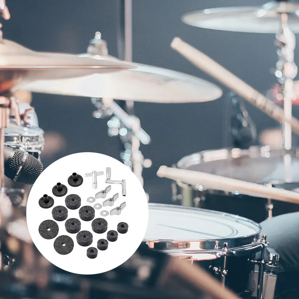 

Набор войлочных накладок для барабанов: превосходное качество, уникальный дизайн, изысканное исполнение, практичные принадлежности для ударных установок, накладки для тарелок