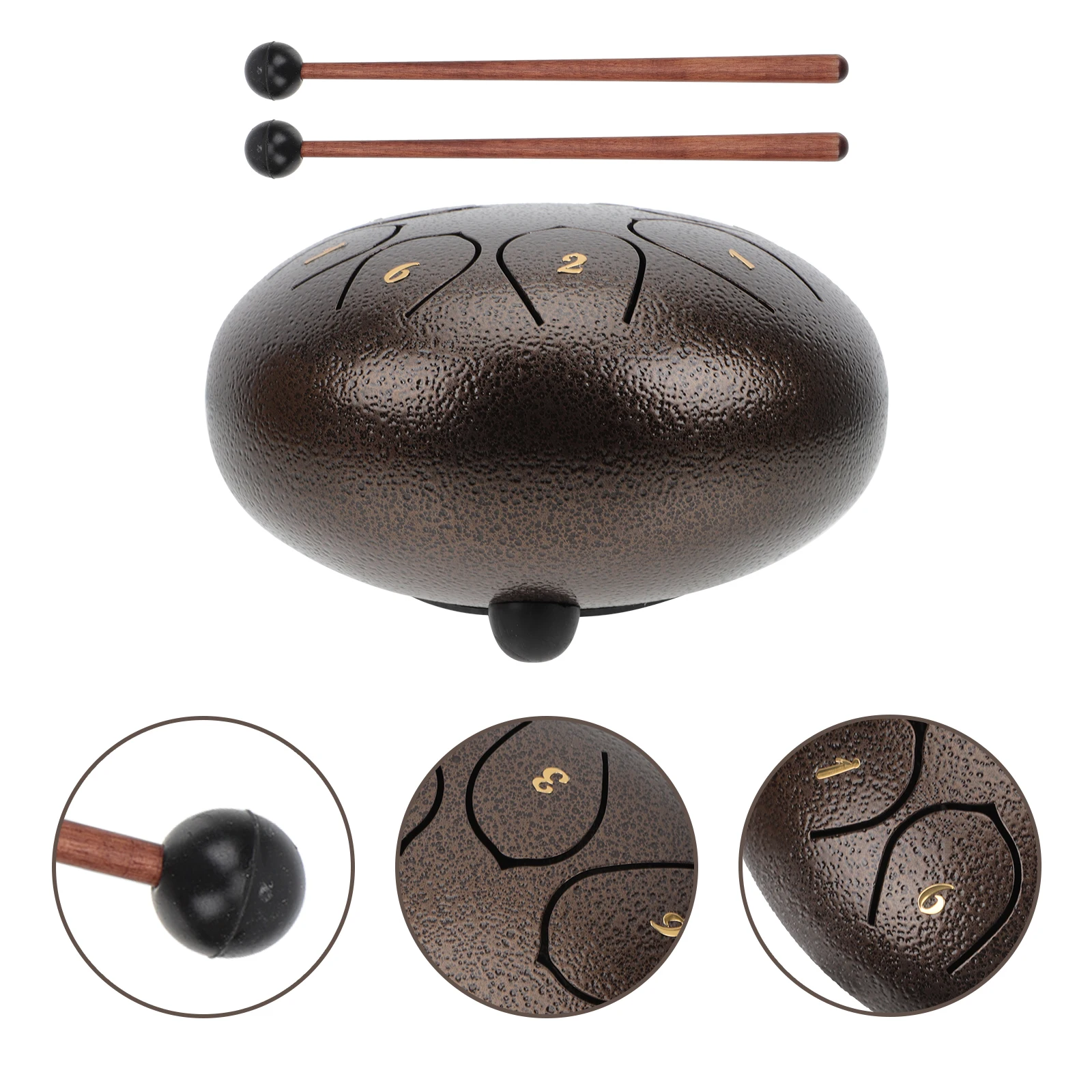 

Ethereal Drum of Whole Scale Musical Instruments Hand Percussion Tounge Drums