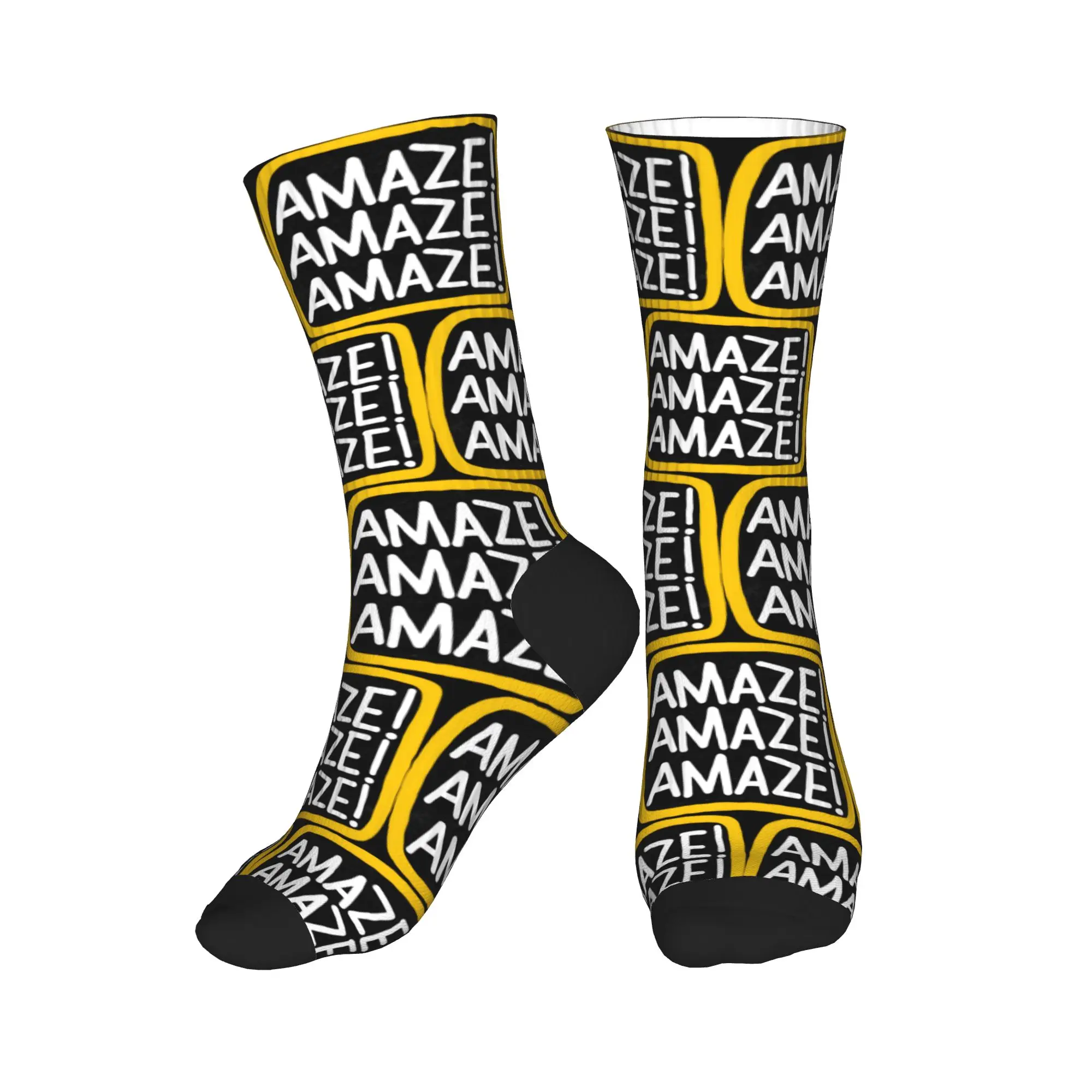 Project Hail Mary Amaze Socks  Anti Slip Stockings Men's Soft Breathable Running Socks Autumn Funny Graphic Socks