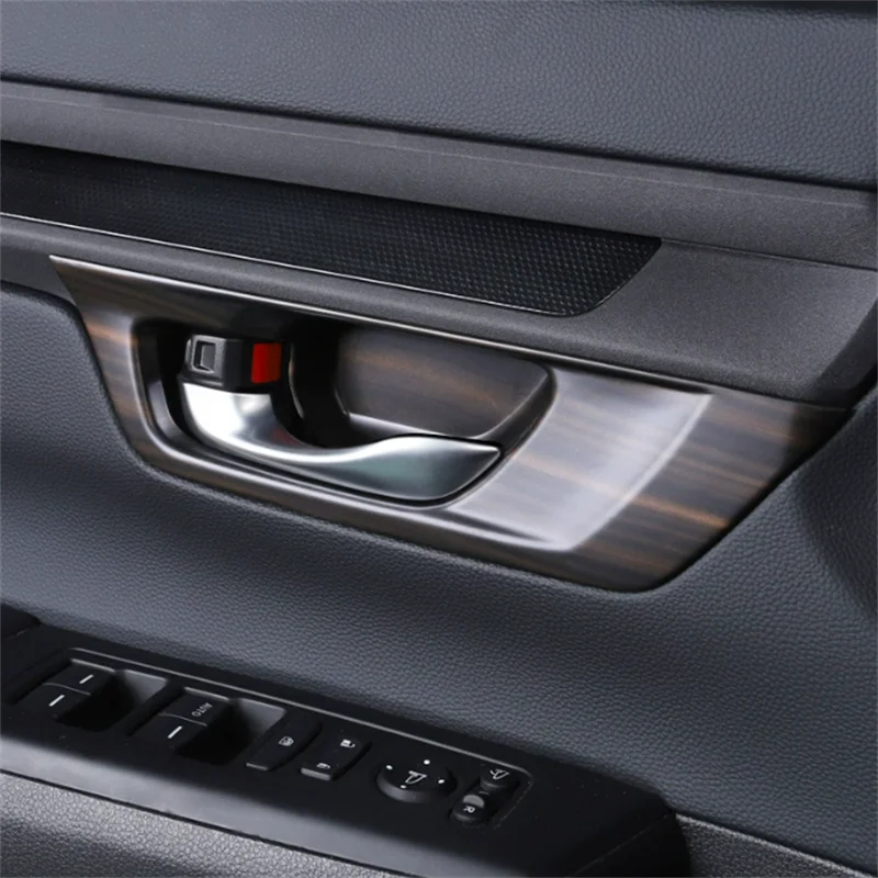 

Для Honda CR-V CRV 2023 2024, аксессуары для интерьера, внутренняя боковая ручка двери автомобиля, накладка на крышку чаши