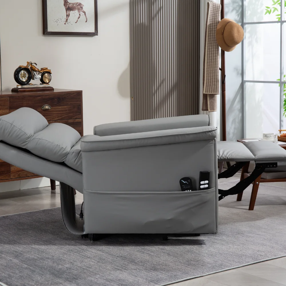 الحديثة الفاخرة واحدة الطاقة الكهربائية وضع شقة الناهض كرسي أريكة كرسي مجموعة لكبار السن تحمل عالية #6