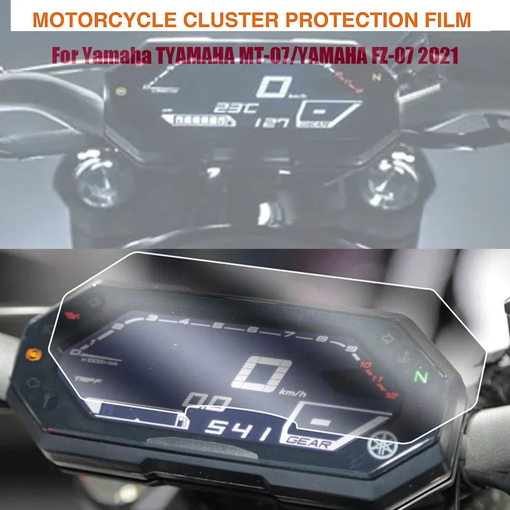 Instrument Protective Film Dashboard Screen Protector Accessories For YAMAHA MT-07 FZ-07 MT07 FZ07 MT FZ 07 Tracer 7 700 GT 2021