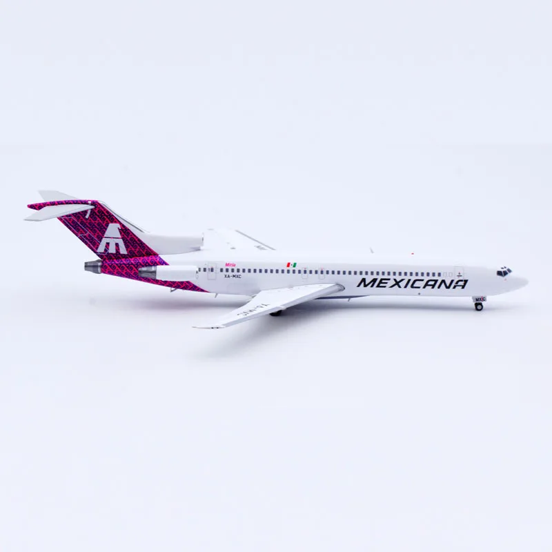 LH2394 合金グッズ飛行機ギフト JC ウィング 1:200 メキシカ航空ボーイング B727-200 ダイキャスト航空機モデル XA-MXC スタンド付き