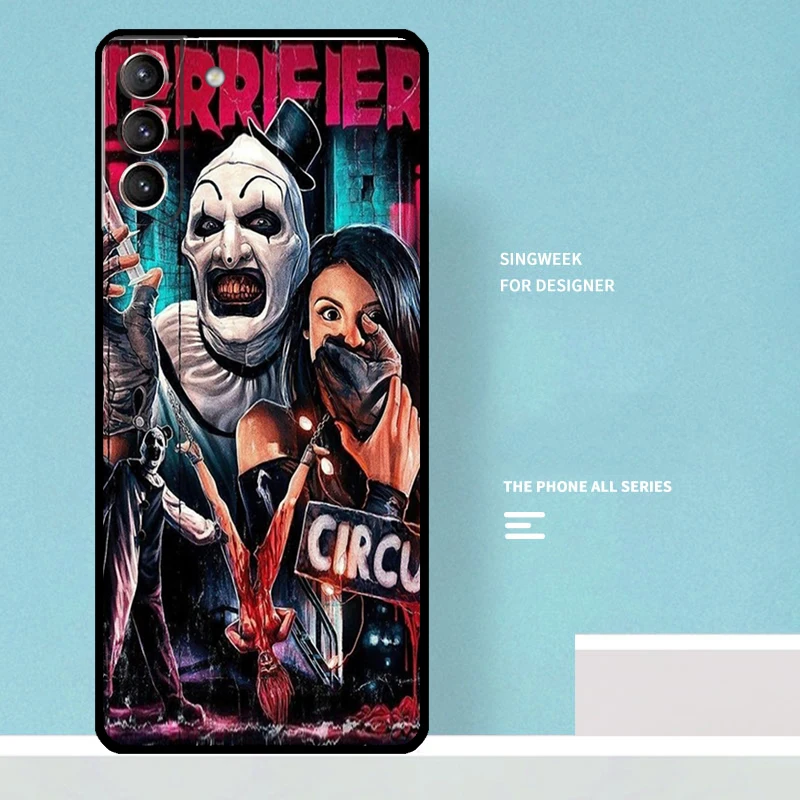 Terrifier Case For Samsung Galaxy S23 S24 Ultra S22 S21 Plus Note 10 Note 20 S9 S10 S20 S21 FE Cover