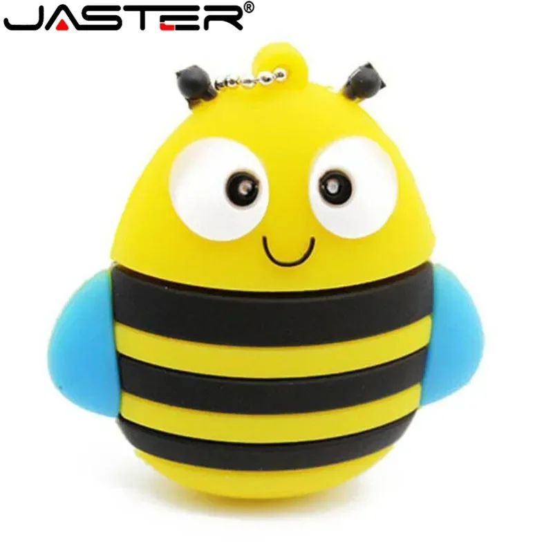 JASTER-unidad Flash USB de dibujos animados, Penguin Animal de 128GB, 64GB, gato, búho, 32GB, León 2,0, 16GB, 8GB