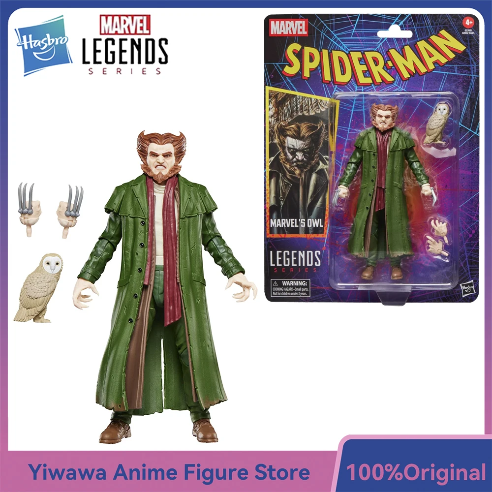 [in-stock]-hasbro-marvel-legends-series-marvel's-owl-spider-man-15cm-nice-collectible-retro-cardback-figure-model-gift-toys