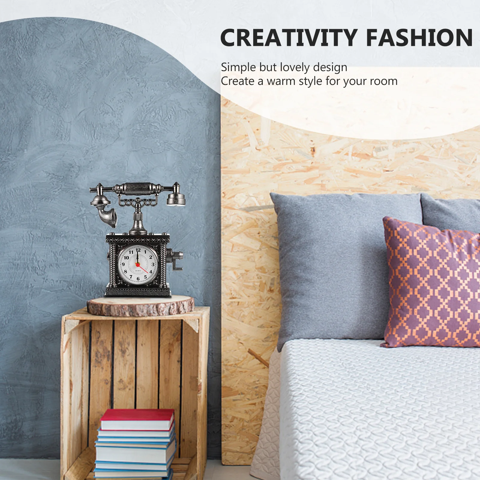 

1pc Mini Electronic Alarm Clock Multifunctional Desktop Bedside Clock For Bedroom Student Tabletop Decorative Timepiece Small