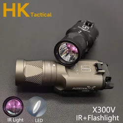 SOTAC Metal X300V IR Scout Light Tactical X300 X300U LED Flashlight Fit 20mm Picatinny Rail Airsoft Hunting Gun Weapons Lights