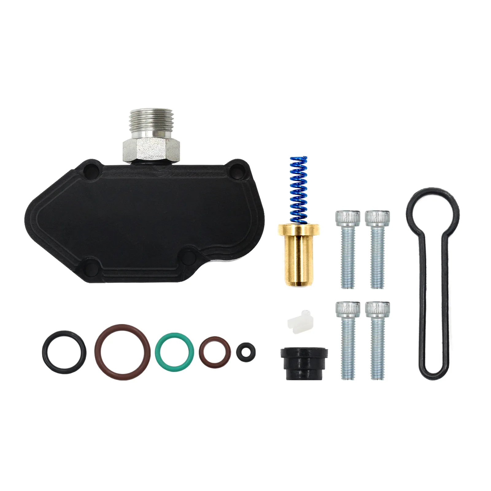 

Spring Kit with Billet Spring Housing Fuel Regulator Kit 2003-2007 for Ford Blue Spring Kit 6.0 Powerstroke Fast Install