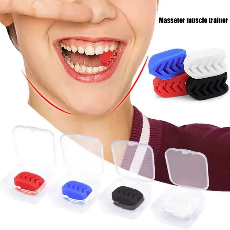 

1 шт., силиконовый жевательный шарик для упражнений, фитнес, упражнения для мышц лица, жевательный жевательный тренажер для щелочной лица