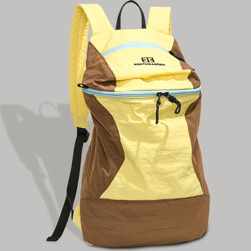 حقيبة ظهر عصرية خفيفة للغاية من النايلون للاستخدام الخارجي عبر الحدود، مناسبة للسفر والترفيه، حقيبة مدرسية خفيفة الوزن للطلاب