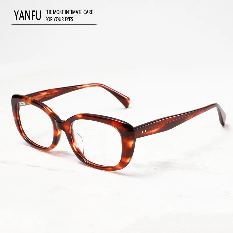 Vintage Butterfly Tortoise Acetate Optical Glasses Frames High Quality Women Men Reading Prescription Fashion Myopia Eyeglasses