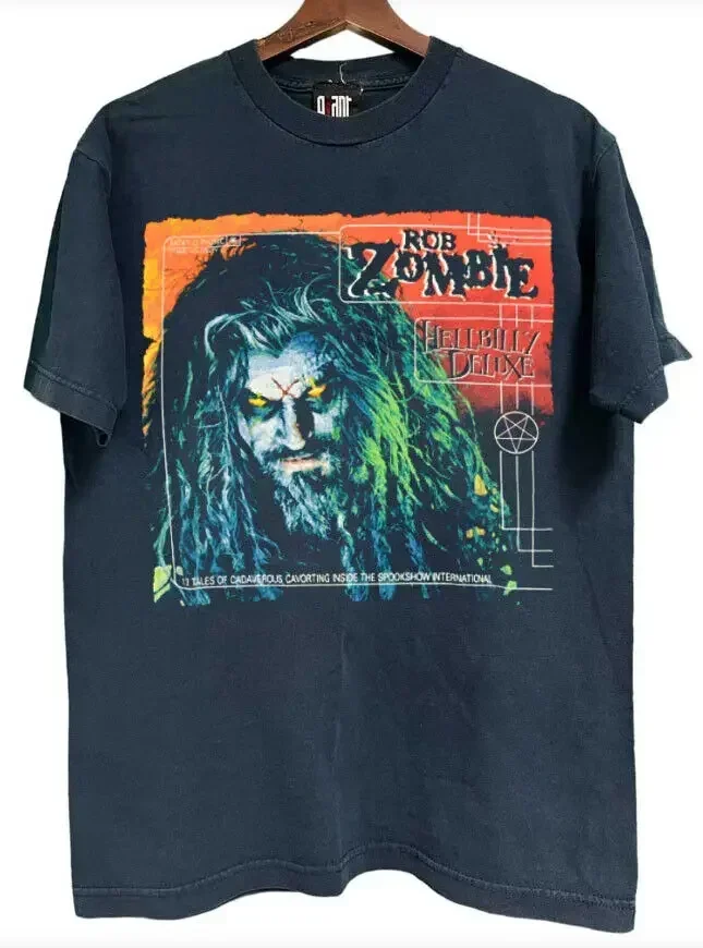 

Vintage 1998 Rob Zombie Hellbilly Deluxe T-Shirt, Rock Band Shirt LB2066