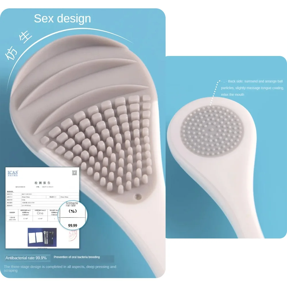 

Tongue Cleaner Brush Reusable Oral Cleaning Scraper Oral Breath Multicolor Brush Care Tool Tongue Bad Hygiene Oral Clean Tool