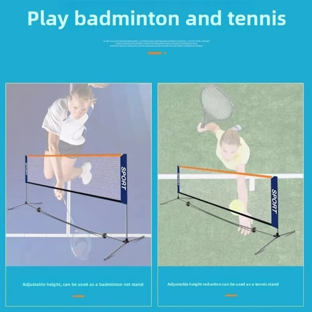 

Creative Badminton Tennis Standard Net 3.1 Meters Standard Tennis Net Fine Mesh Simple Sport Equipment Gym