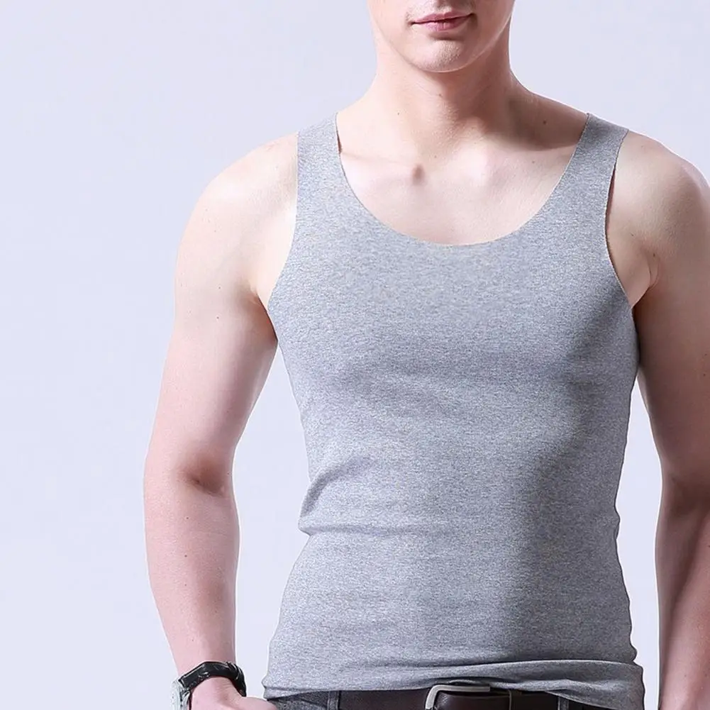 Tank Tops Quick Drying Ice Silk Vest Stretchy Sweat Absorbing  Stylish Fitness Gym Workout Undershirt